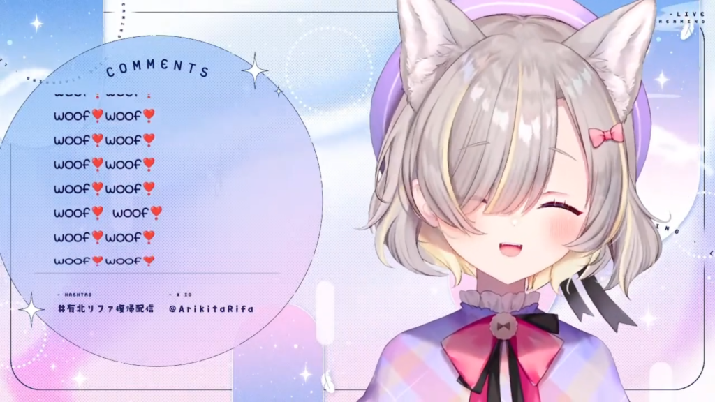 Rifa Ch. 有北リファ 【有北リファ復帰配信】woof❣woof❣ただいま戻りました、有北リファです🎵【Vtuber 有北リファ】 fh3v wgRz7k 2101x1182 1h46m55s 3 【ぶいごま/後藤真希】新人Vtuberさん、うっかりデビュー2日後にアイドルオーラ全開の3Dデビューをしてしまう！！！